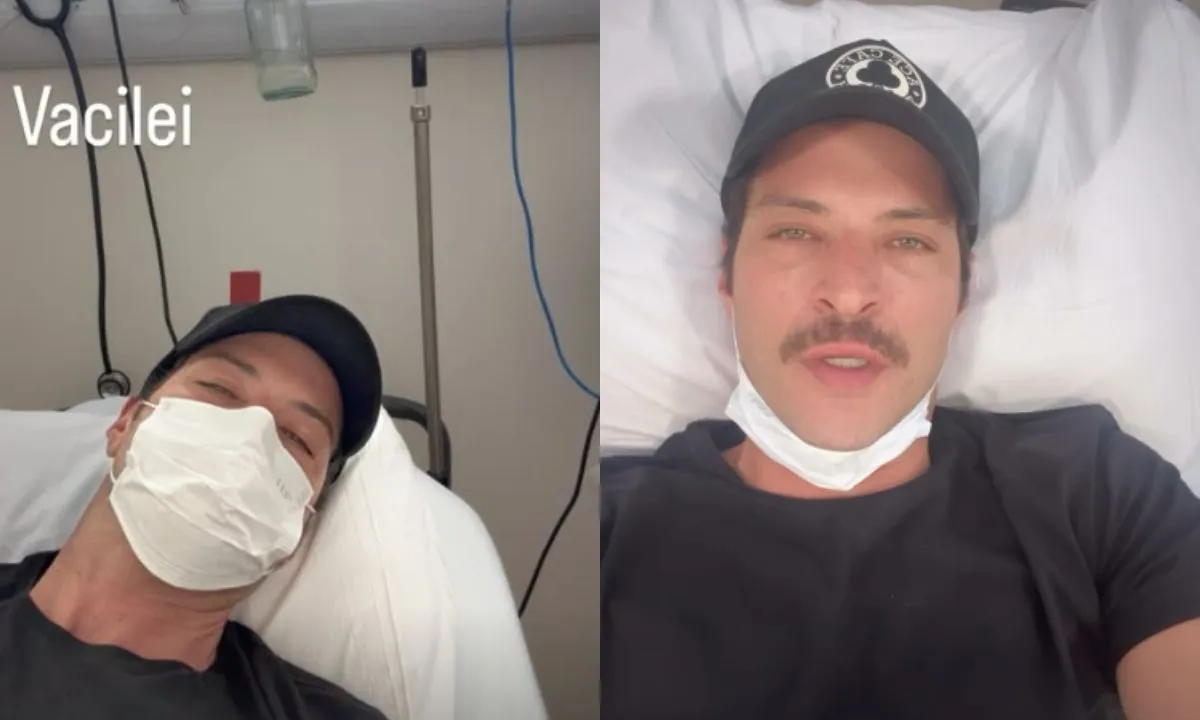 Leandro Lima no hospital