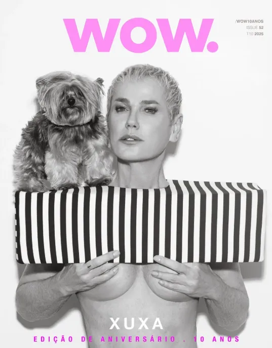 Xuxa Menneghel exibe seios em ensaio