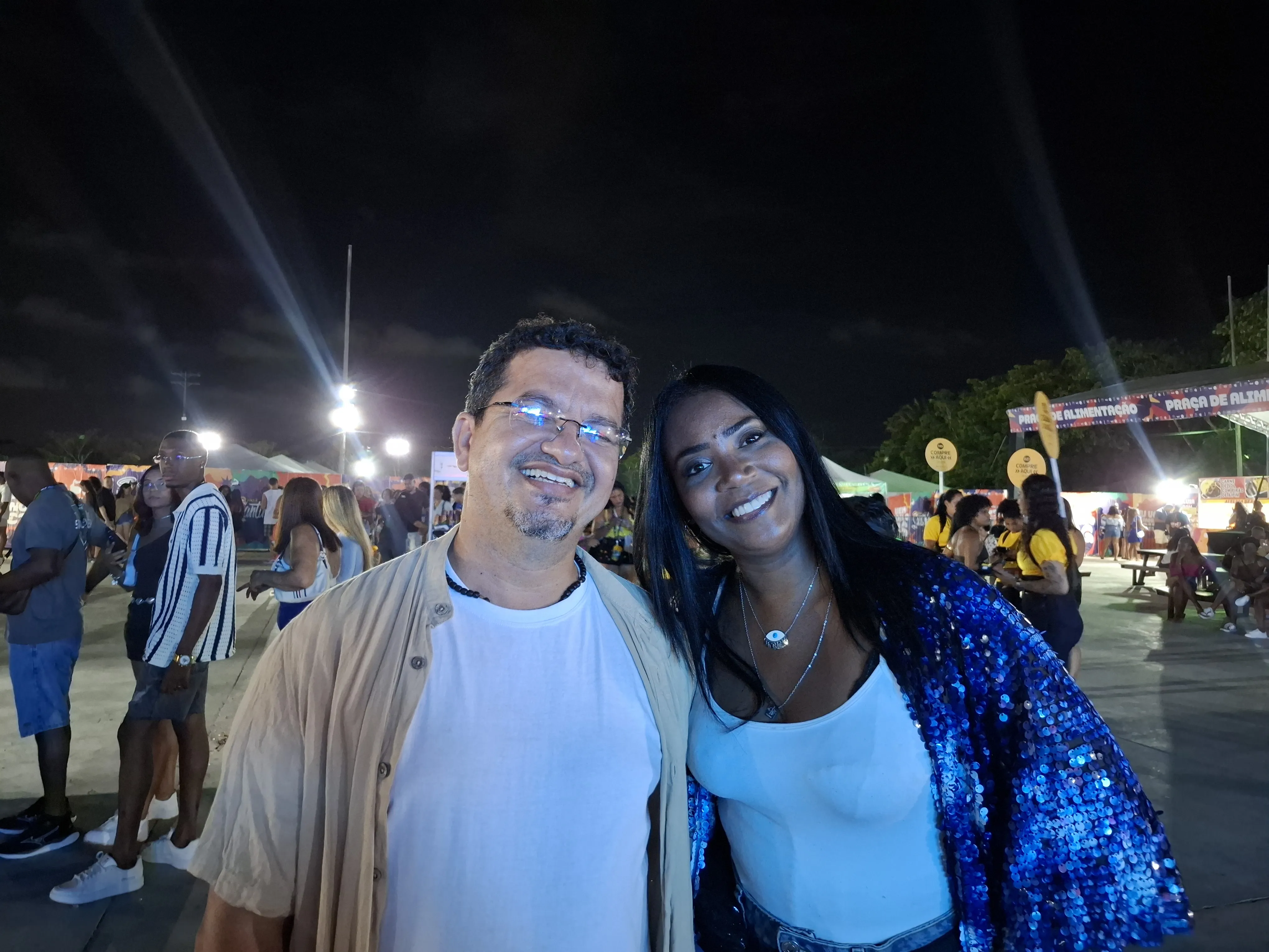 Daiane Lima e o marido, Robson Silva, equilibram trabalho e lazer