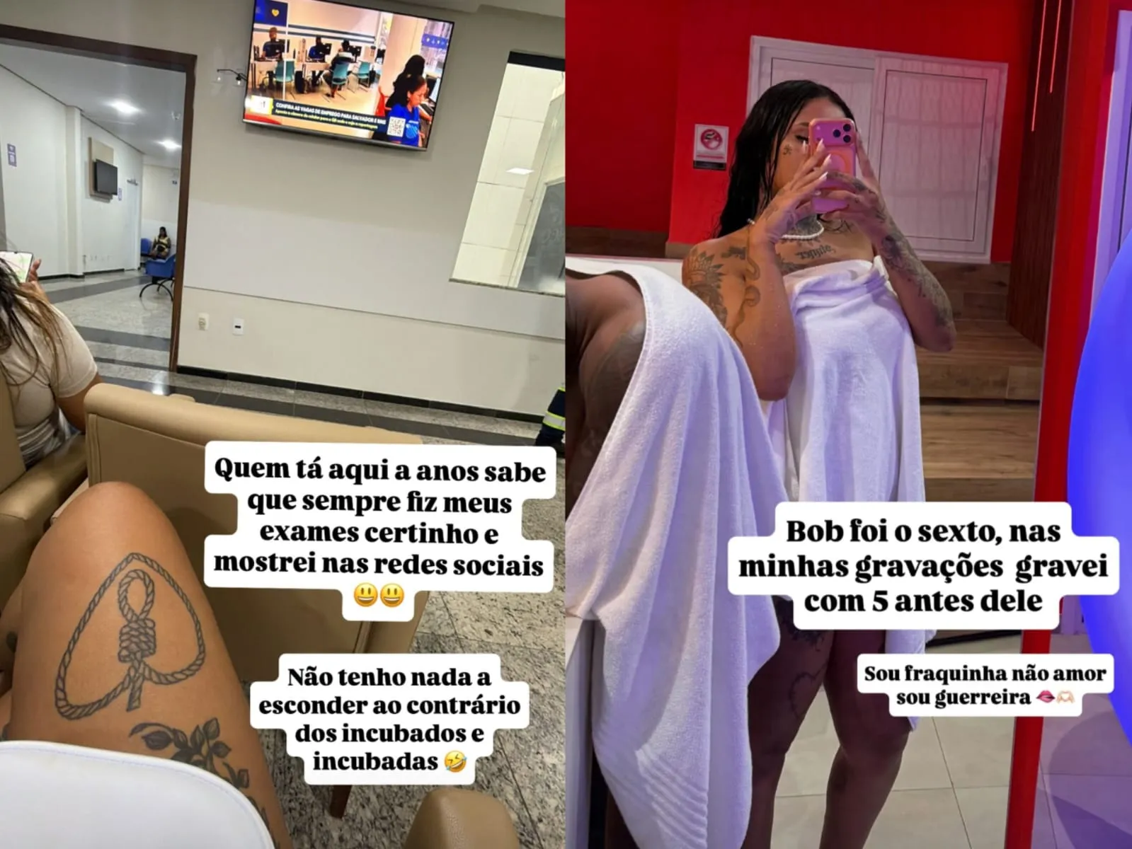 Vhii comentou sobre o desempenho de Bob