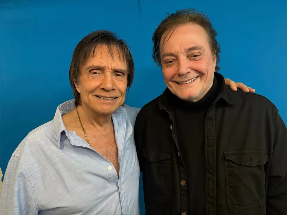 Roberto Carlos e Fábio Jr.