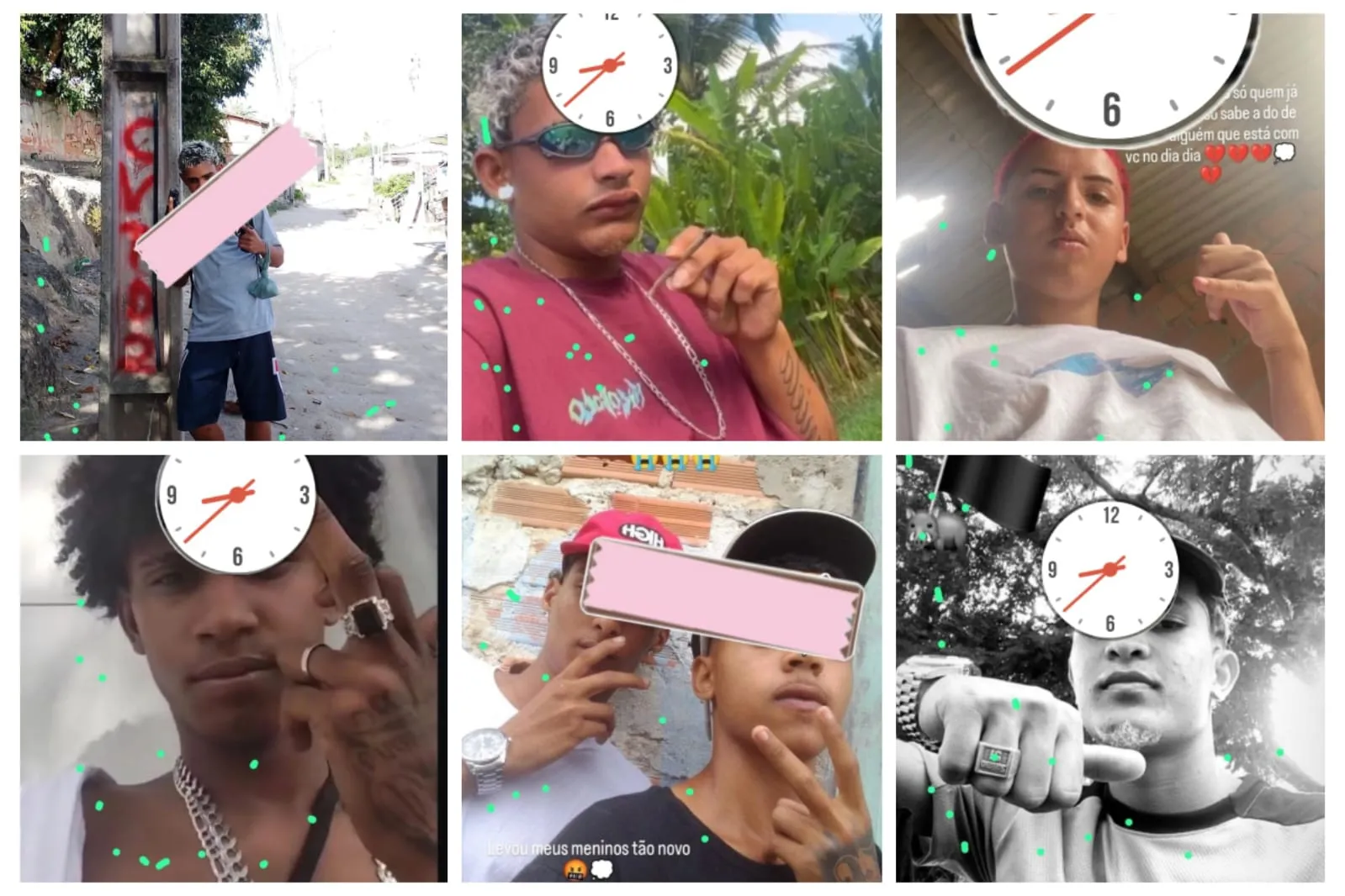 Seis dos oito mortos na troca de tiros