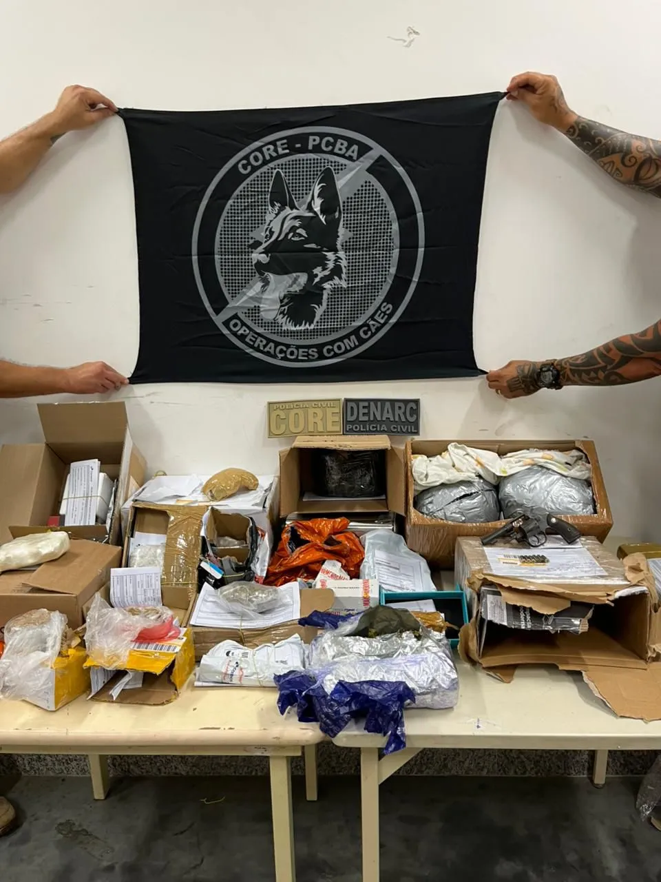 Material foi levado para a perícia