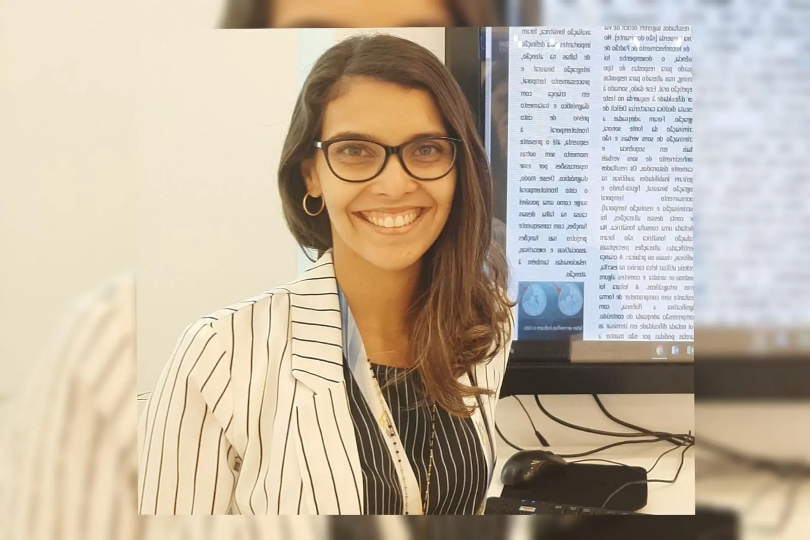 Na foto: a otorrinolaringologista Melina Marambaia