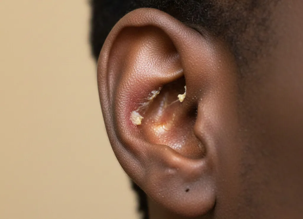 Pus amarelado ou líquido claro é um dos sinais de que tem algo errado