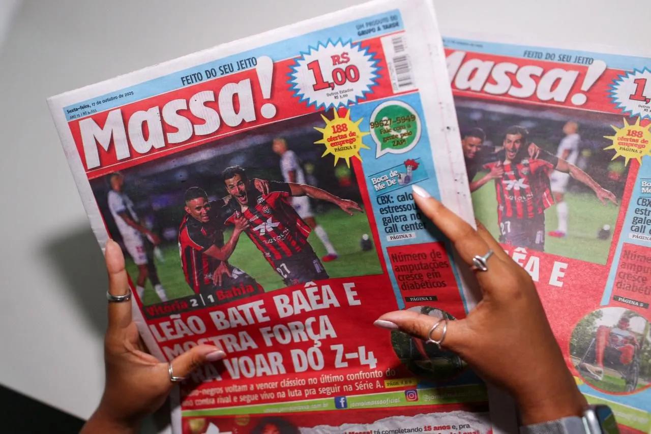 Jornal impresso é líder de vendas