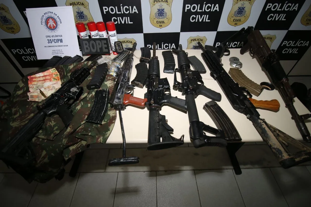 Apreensão de armas de fogo aumentou 17%