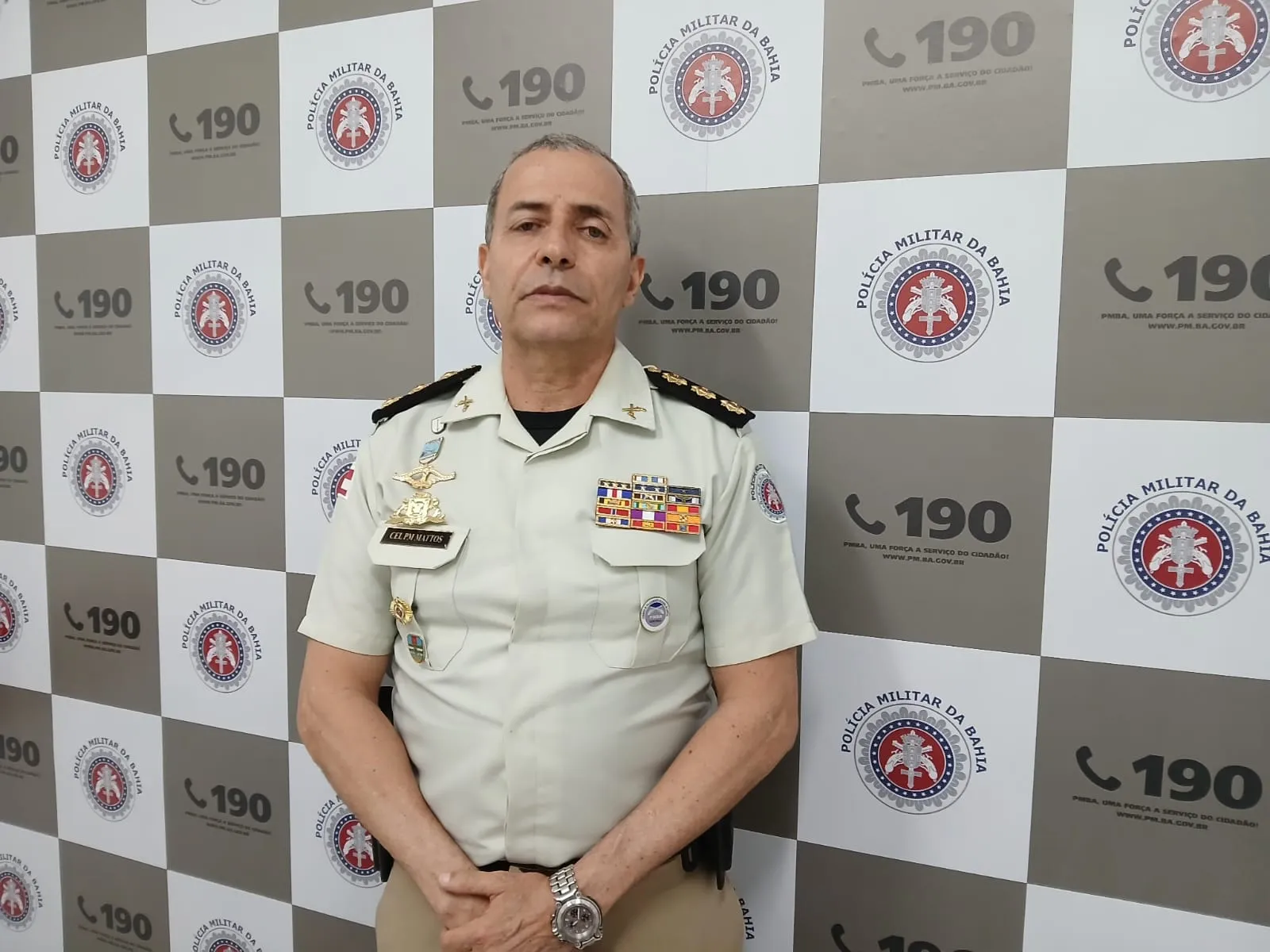 Coronel da Polícia MIlitar Ricardo Matos