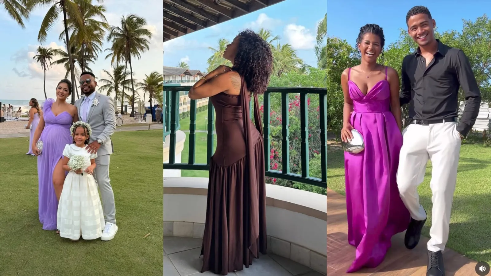 Influenciadores marcaram presença no casamento de Sthe e Kevi