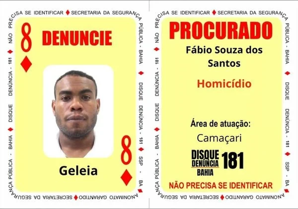 Imagem ilustrativa da imagem Conheça os 5 baianos que estão na lista dos mais procurados do Brasil