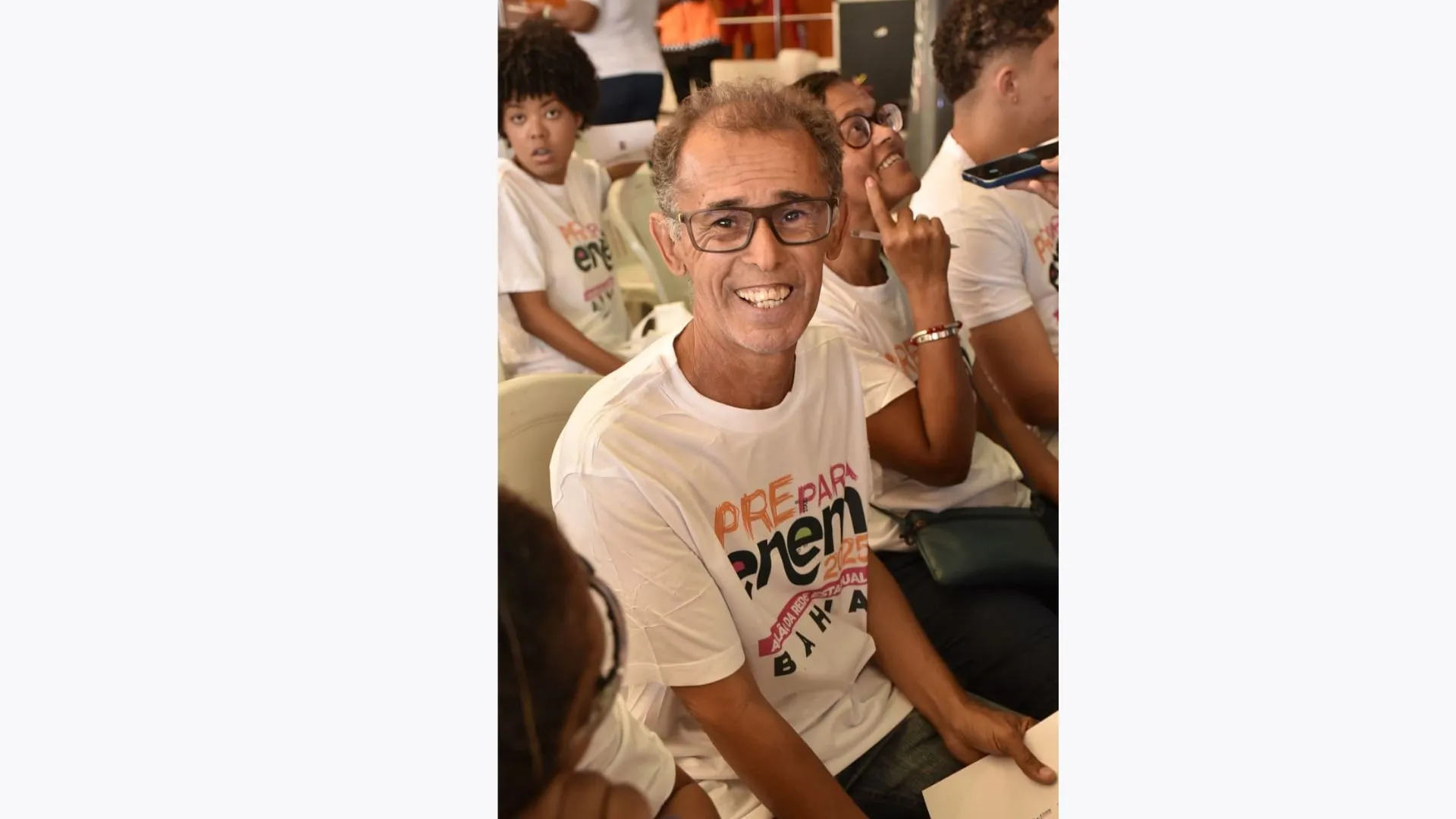 José Henrique, de 49 anos, quer ser engenheiro civil