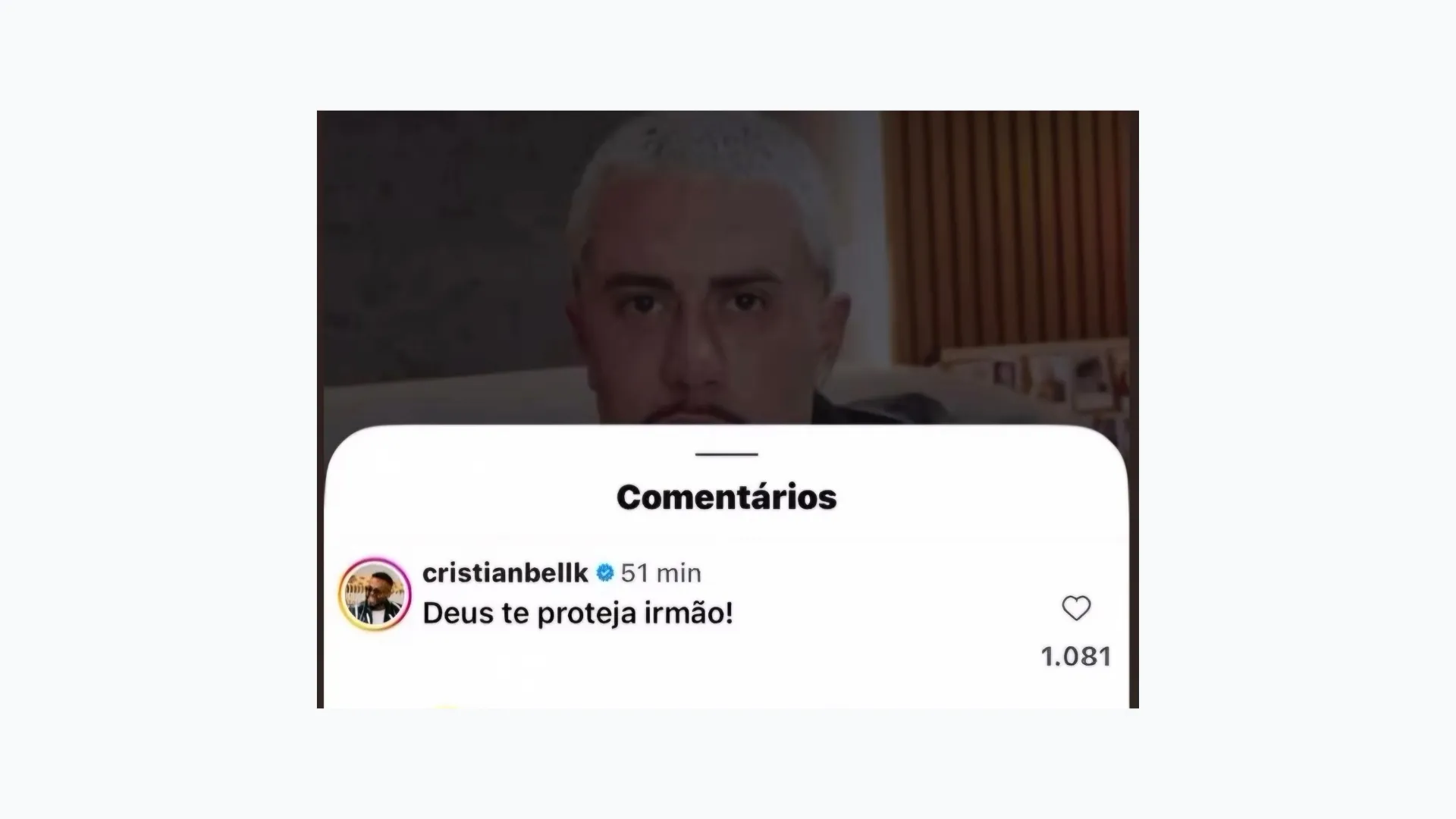 Imagem ilustrativa da imagem Cristian Bell é cancelado por comentar postagem em defesa do MC Daniel