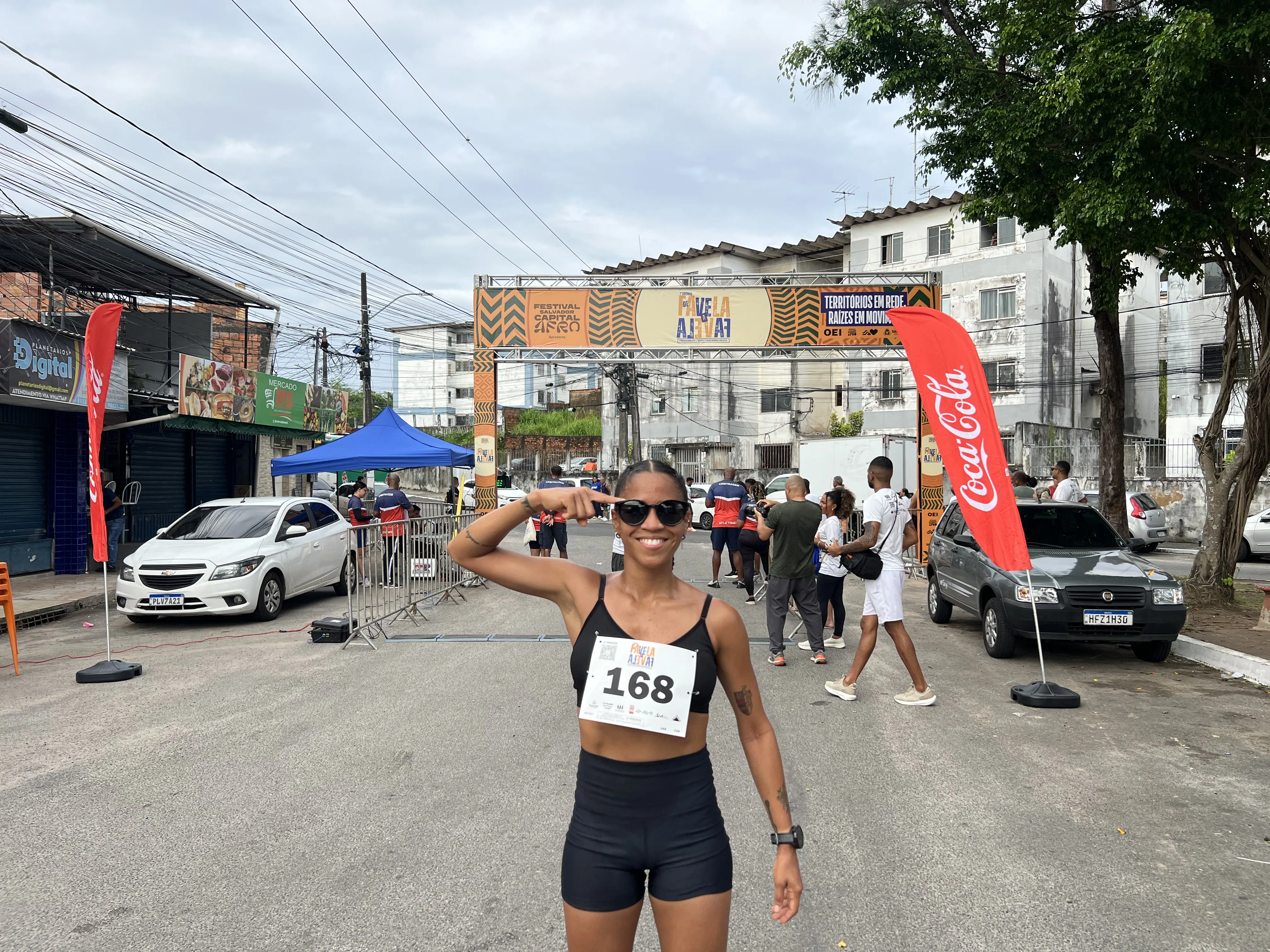 Paula Santos, atleta mulher vencedora da prova