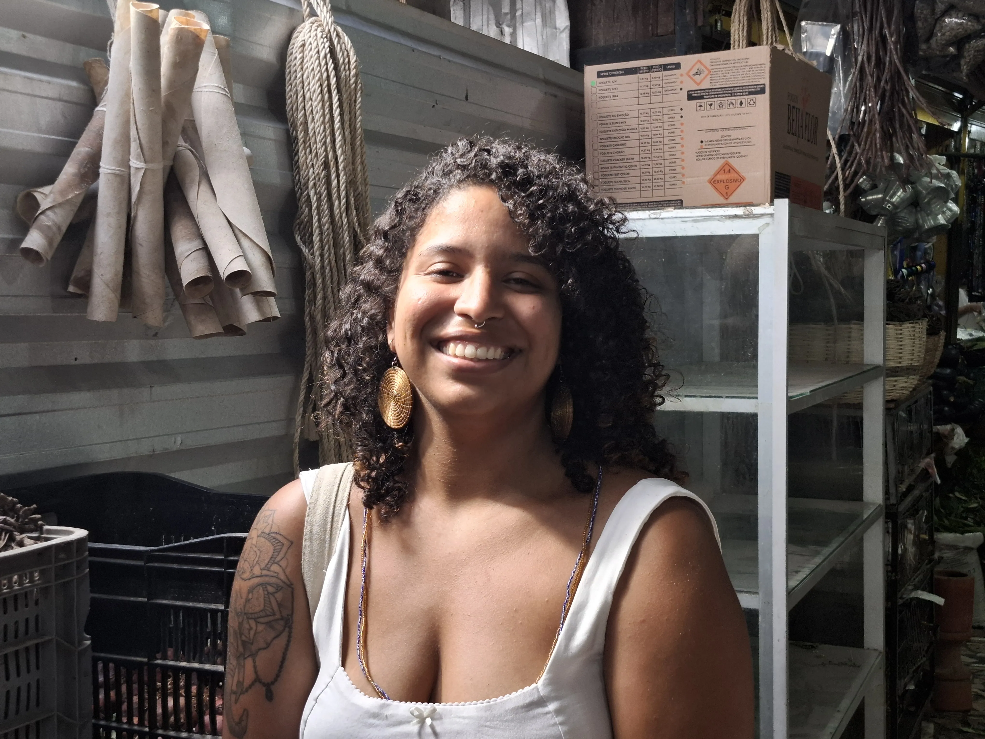 Vitória Dias é adepta da superstições das 12 uvas