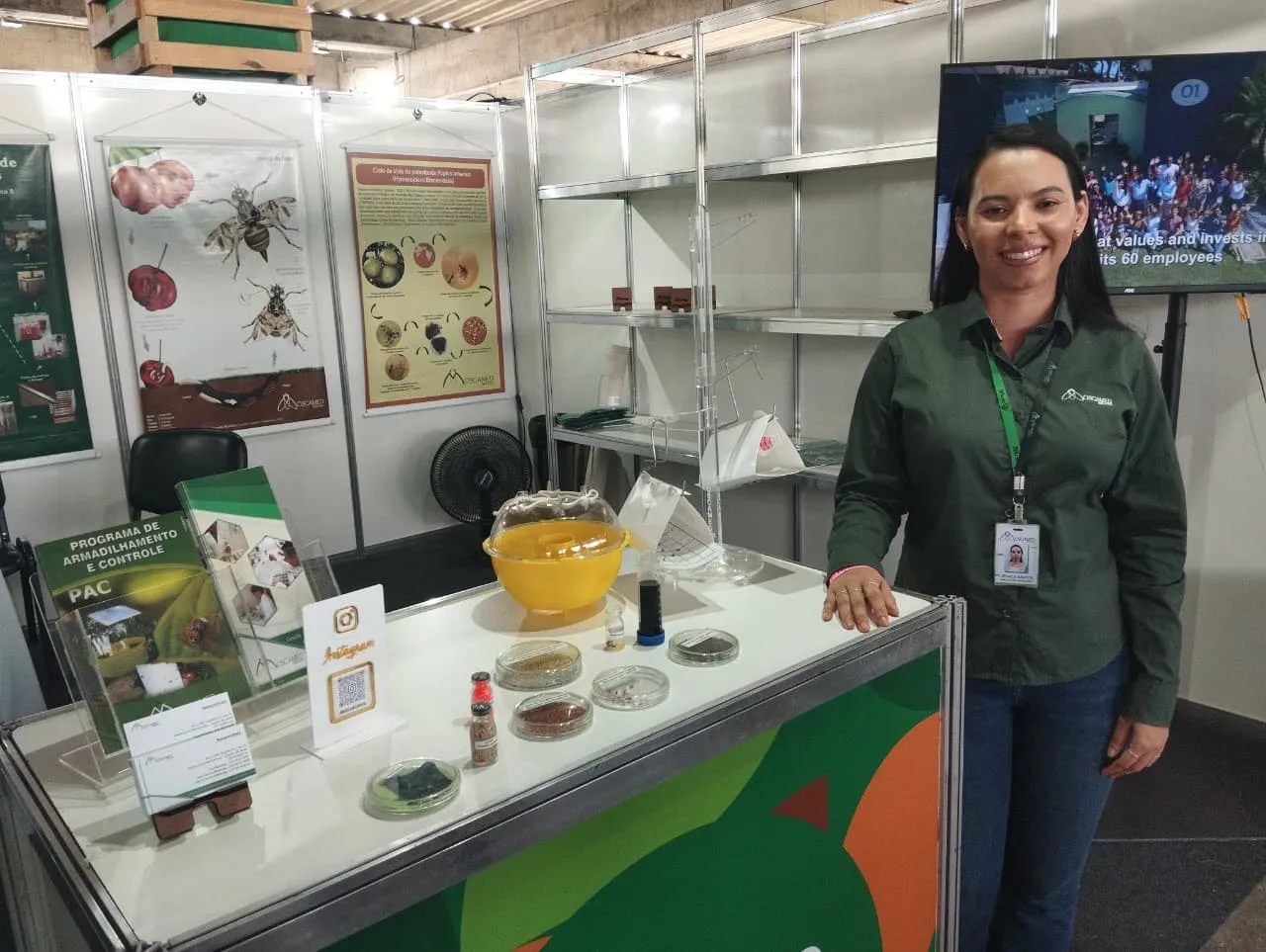 Jéssica explicou função da Moscamed