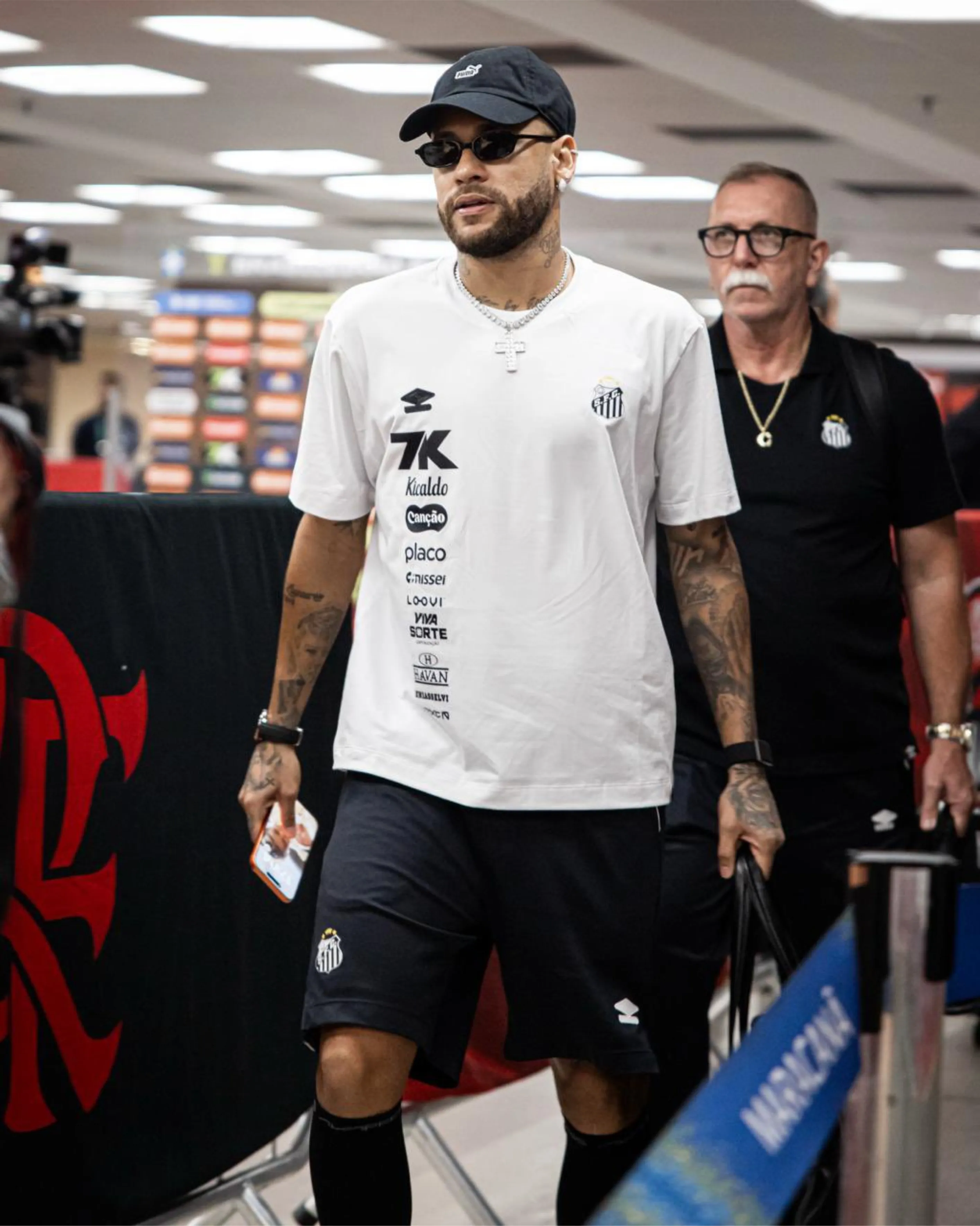 Craque estava bem nervoso no estádio Maracanã