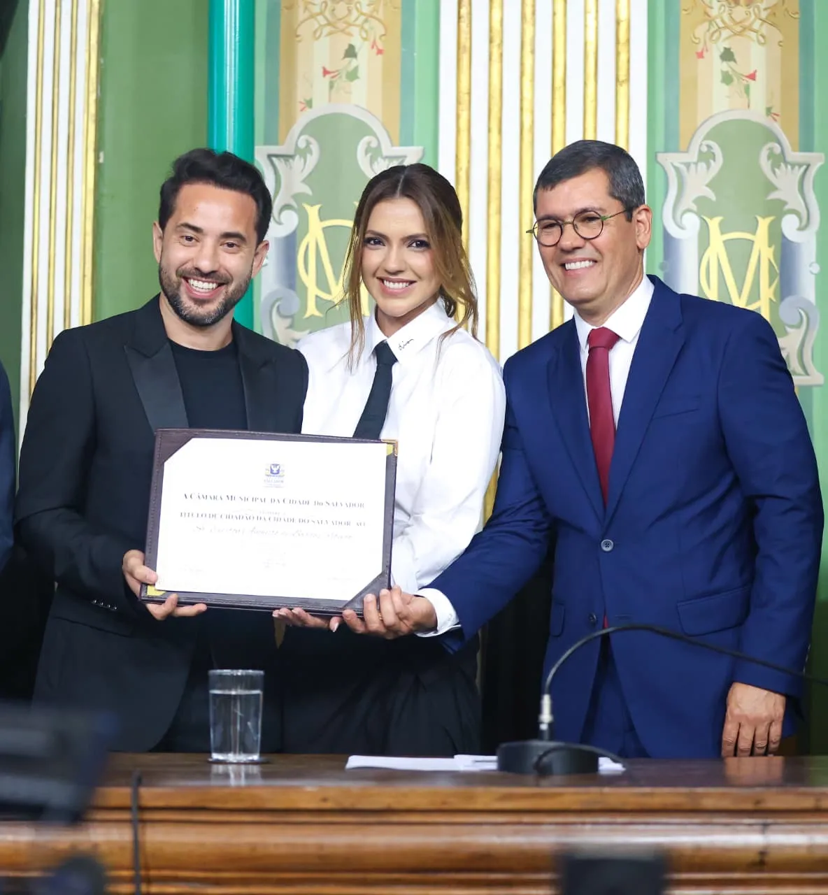 Everton com o título de cidadão soteropolitano