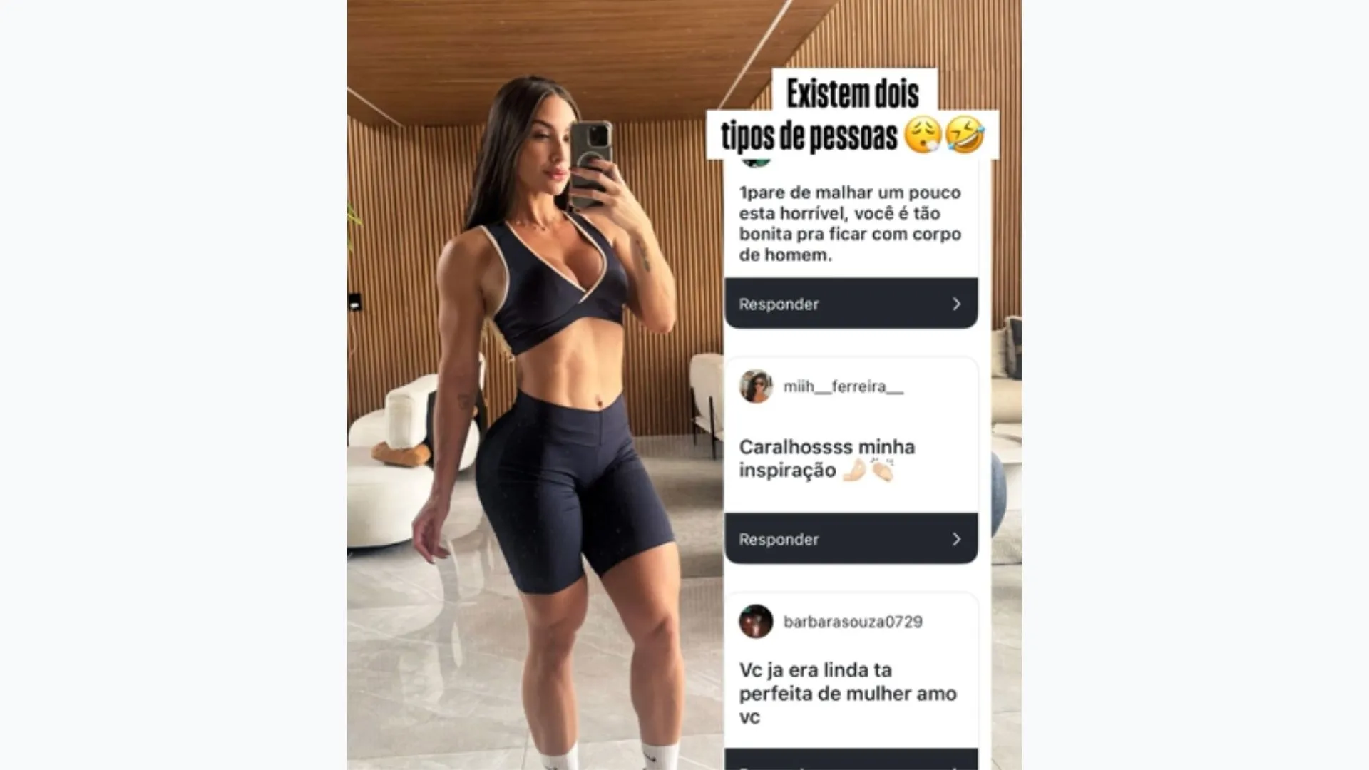 Imagem ilustrativa da imagem Ex de Abner Pinheiro divide opiniões na web com corpo malhadão