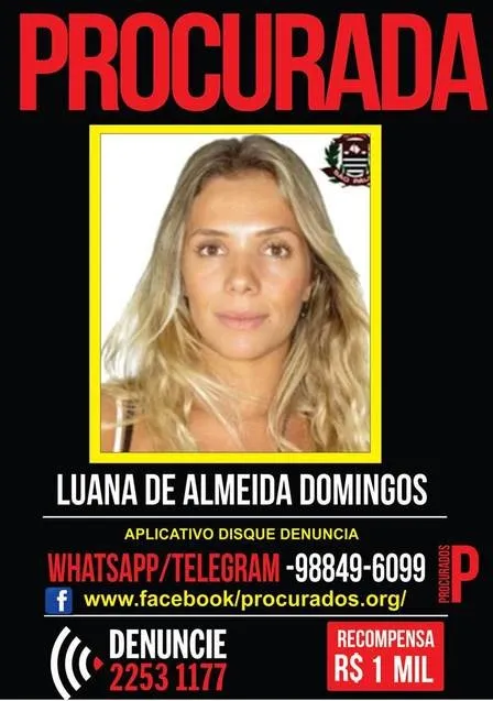 Luana na época das acusações