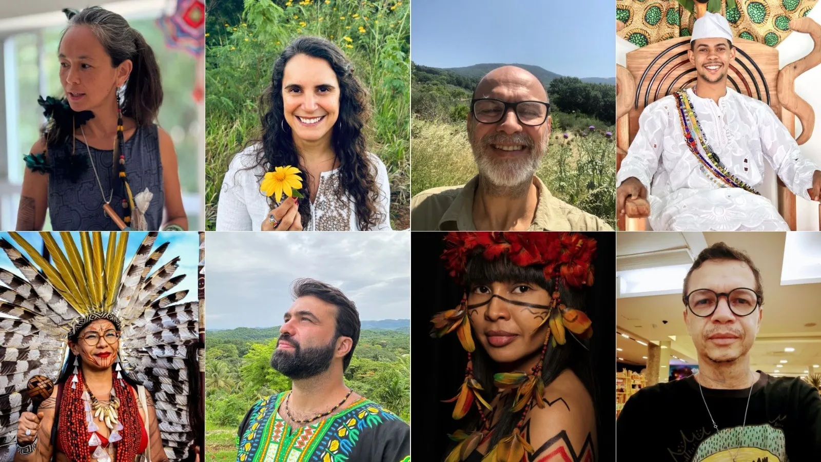 Palestrantes: Cris Nishimori, Dra. Cecília Nizarala, Jarbas Rodrigues, Ayrã Nery, Daiara Tukano, Dr. Glauber Loures, Dra. Adana Omágua e Jairo Lima.