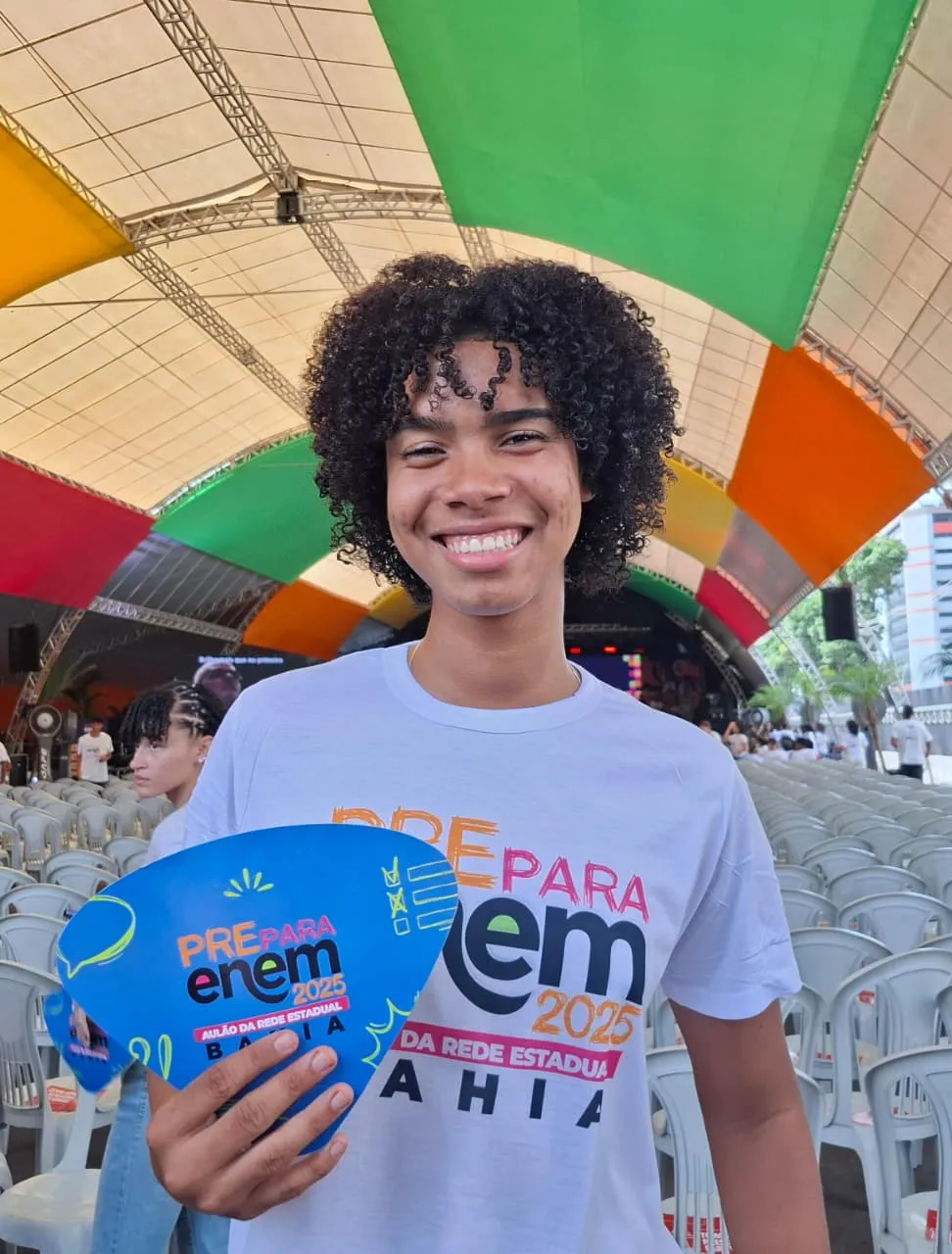 Cauê Matos tem 17 anos e quer fazer gastronomia