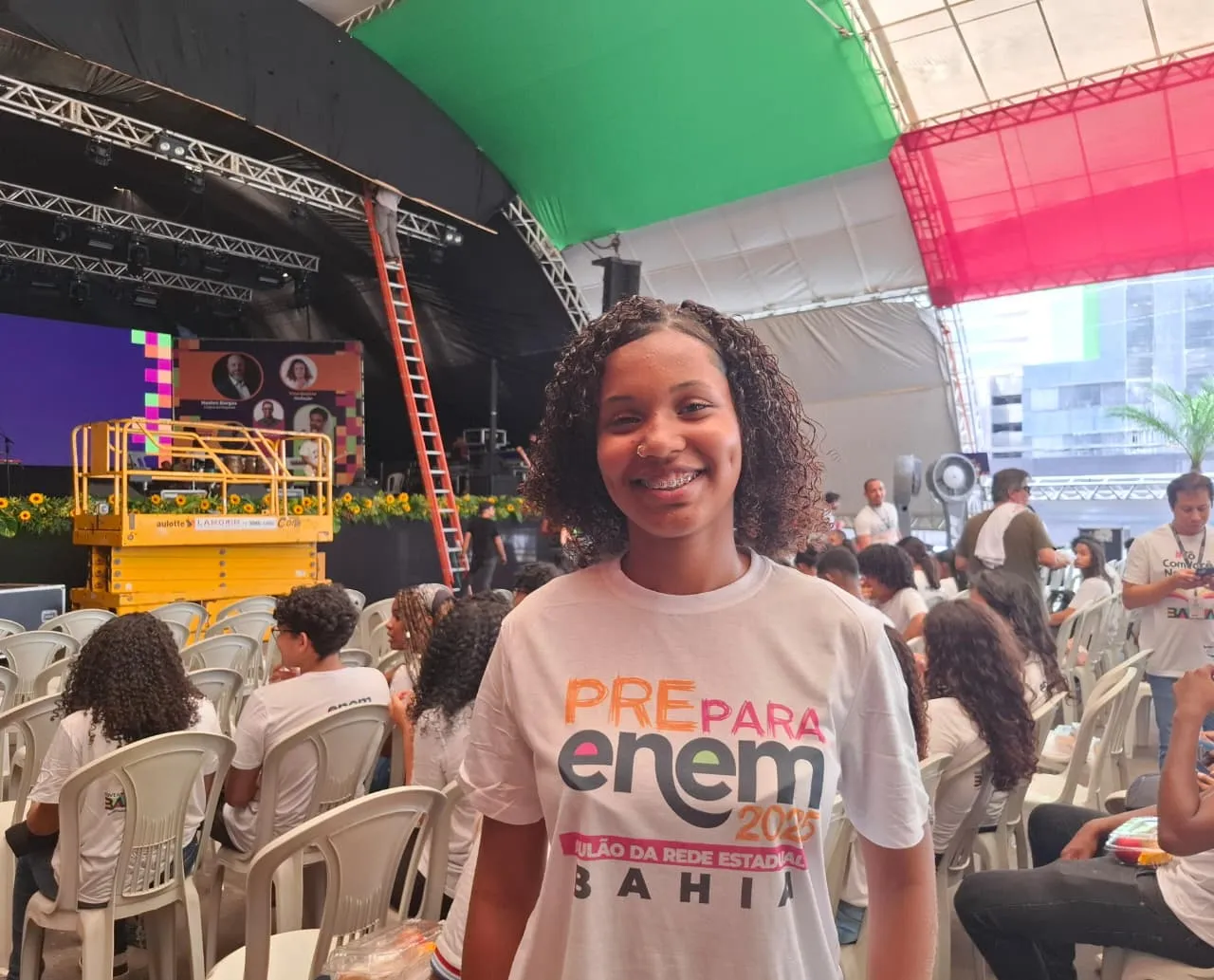 Gabriela Miranda vai fazer o Enem pela primeira vez como treineira