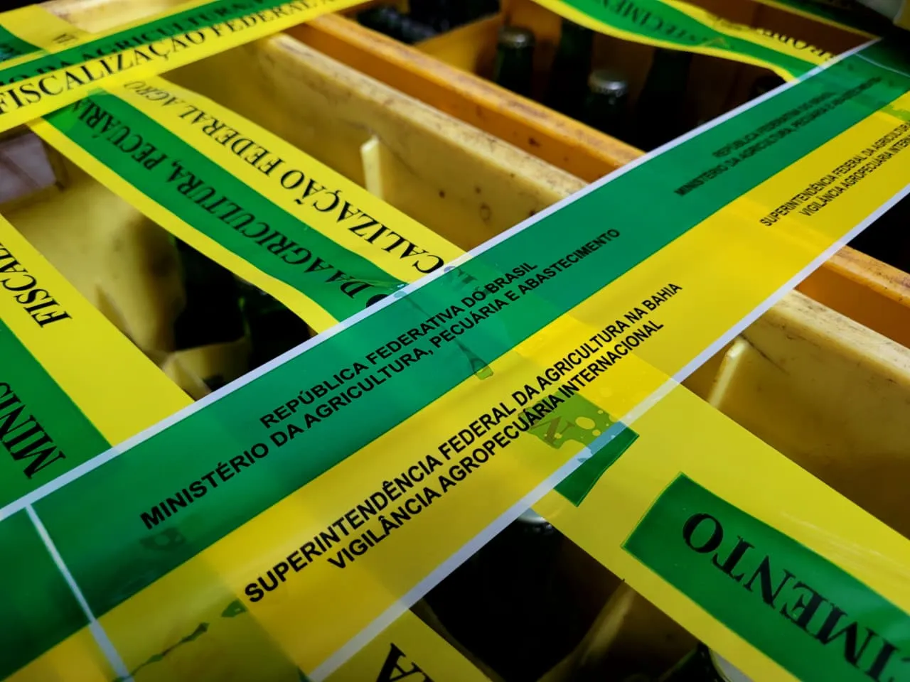 Polícia barrou os produtos