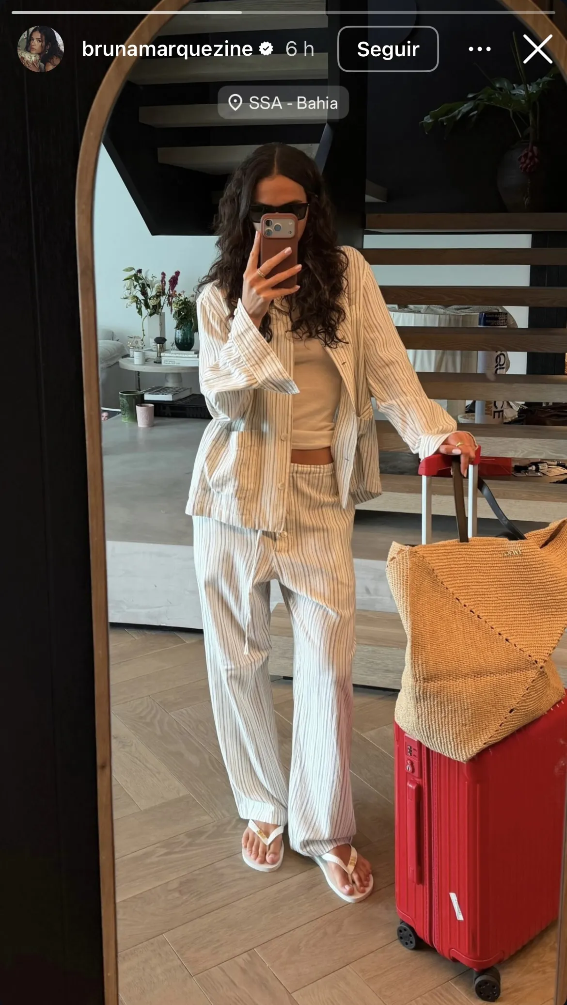 Bruna Marquezine, em seus stories