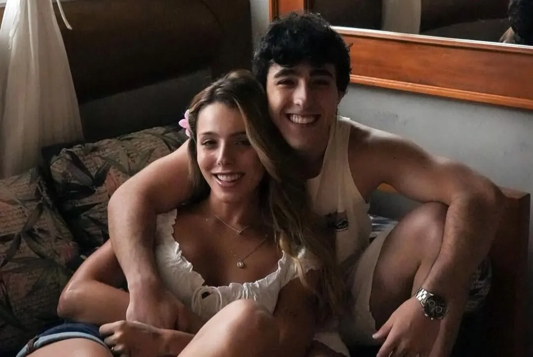 Imagem ilustrativa da imagem Filho de Bruno, da dupla com Marrone, namora mulher 10 anos mais velha