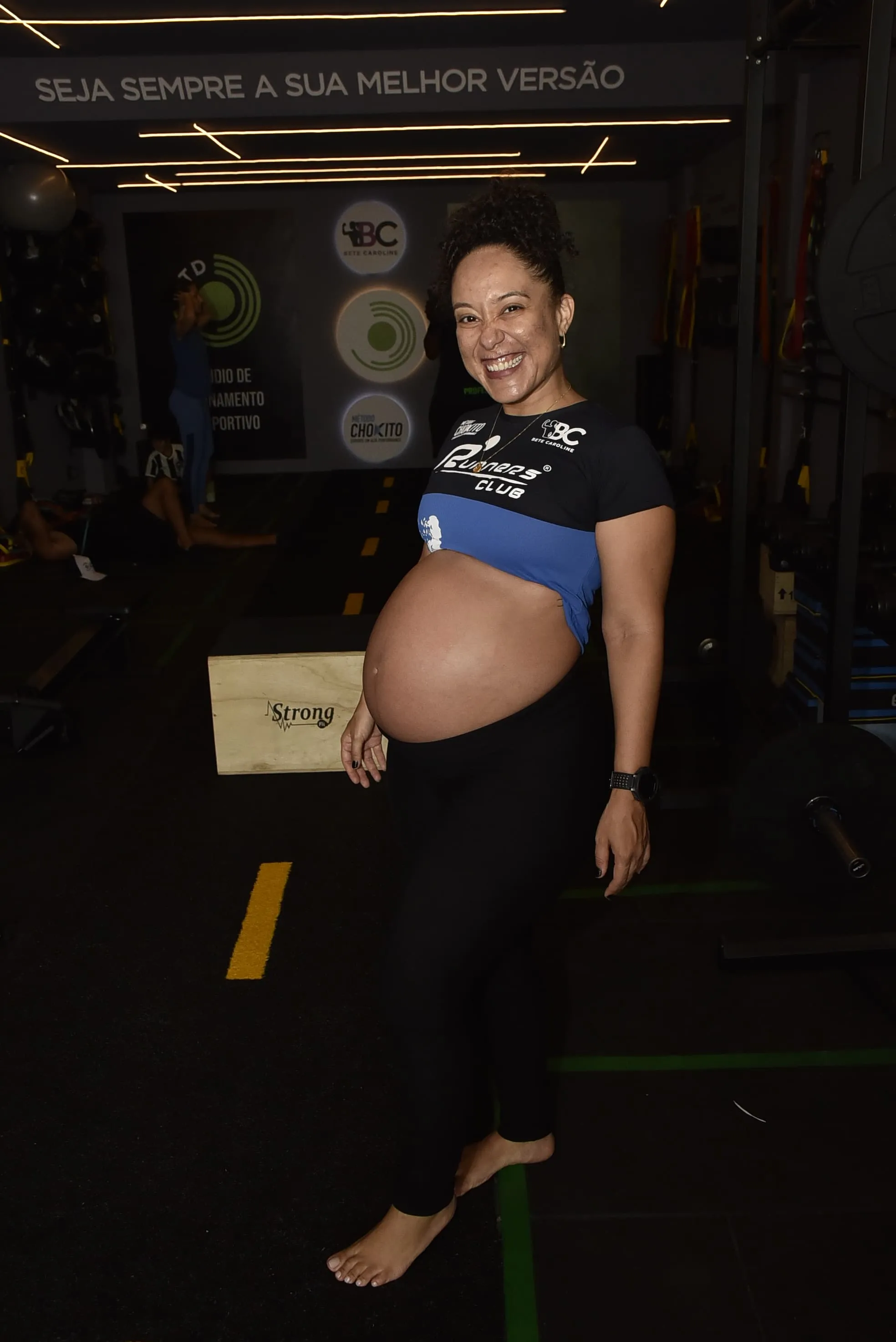 Mamãe de bebê passam bem