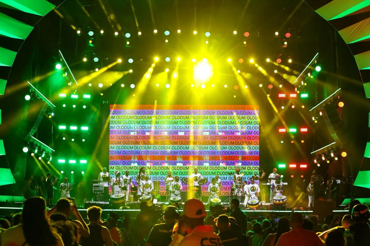 Apresentação da banda Olodum