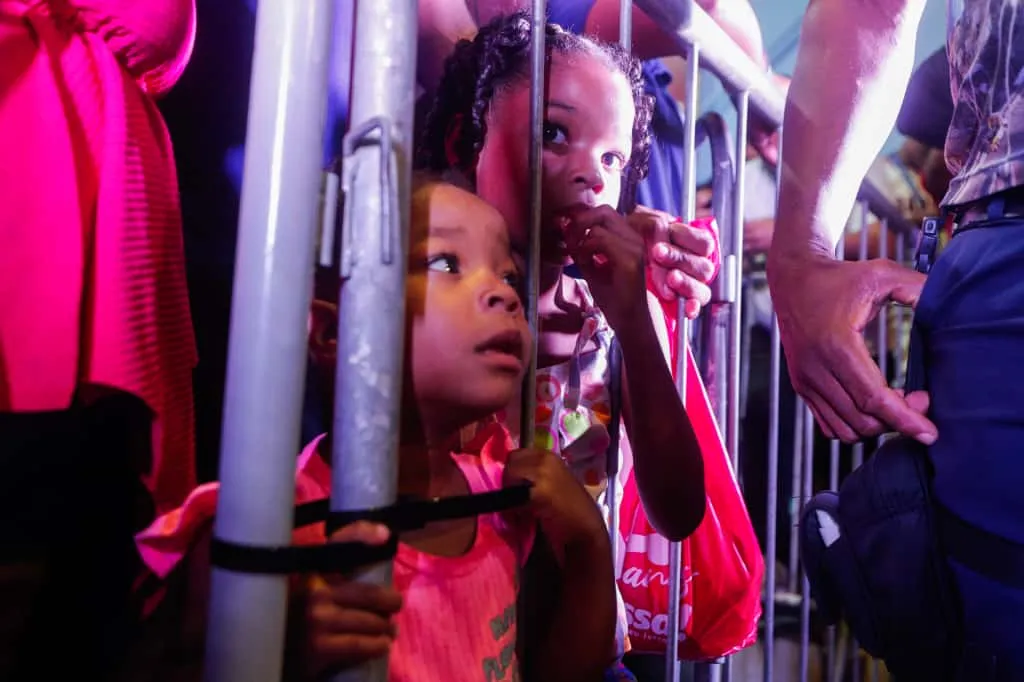 Até criancinhas colaram nos festejos do Massa!