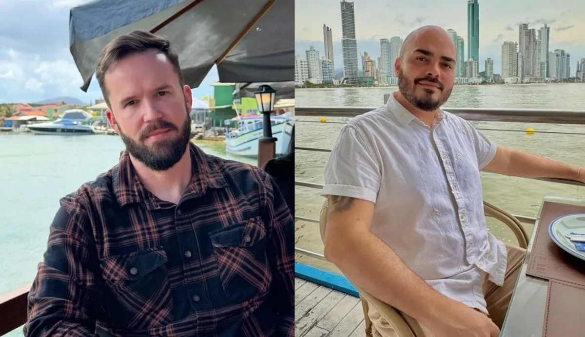 Robson Maldonado Malinoski (à esquerda) e Rodrigo Oliveira dos Santos (à direita)