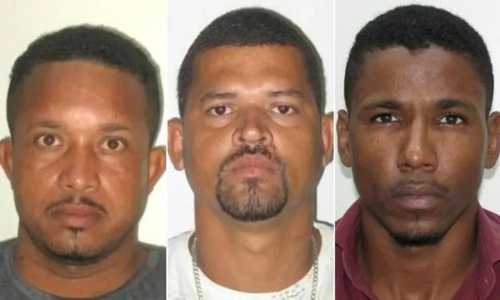 Ricardo Antônio da Silva Souza, de 44 anos, Jackson Santos Macedo, de 41, e Patrick Vinícius dos Santos Horta, de 28, foram mortos na terça-feira (16)