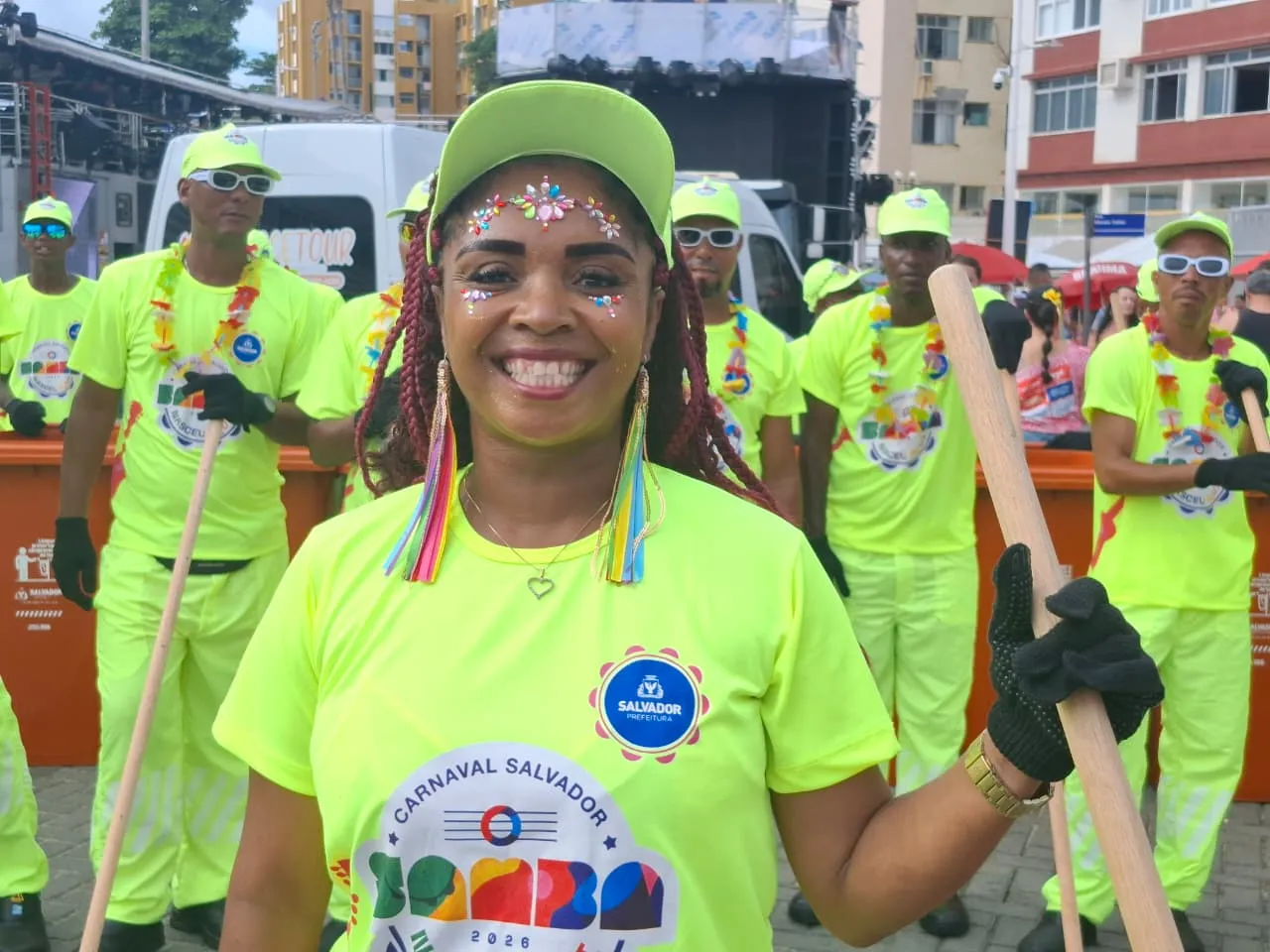 Flaviana Lúcia, garí há nove anos