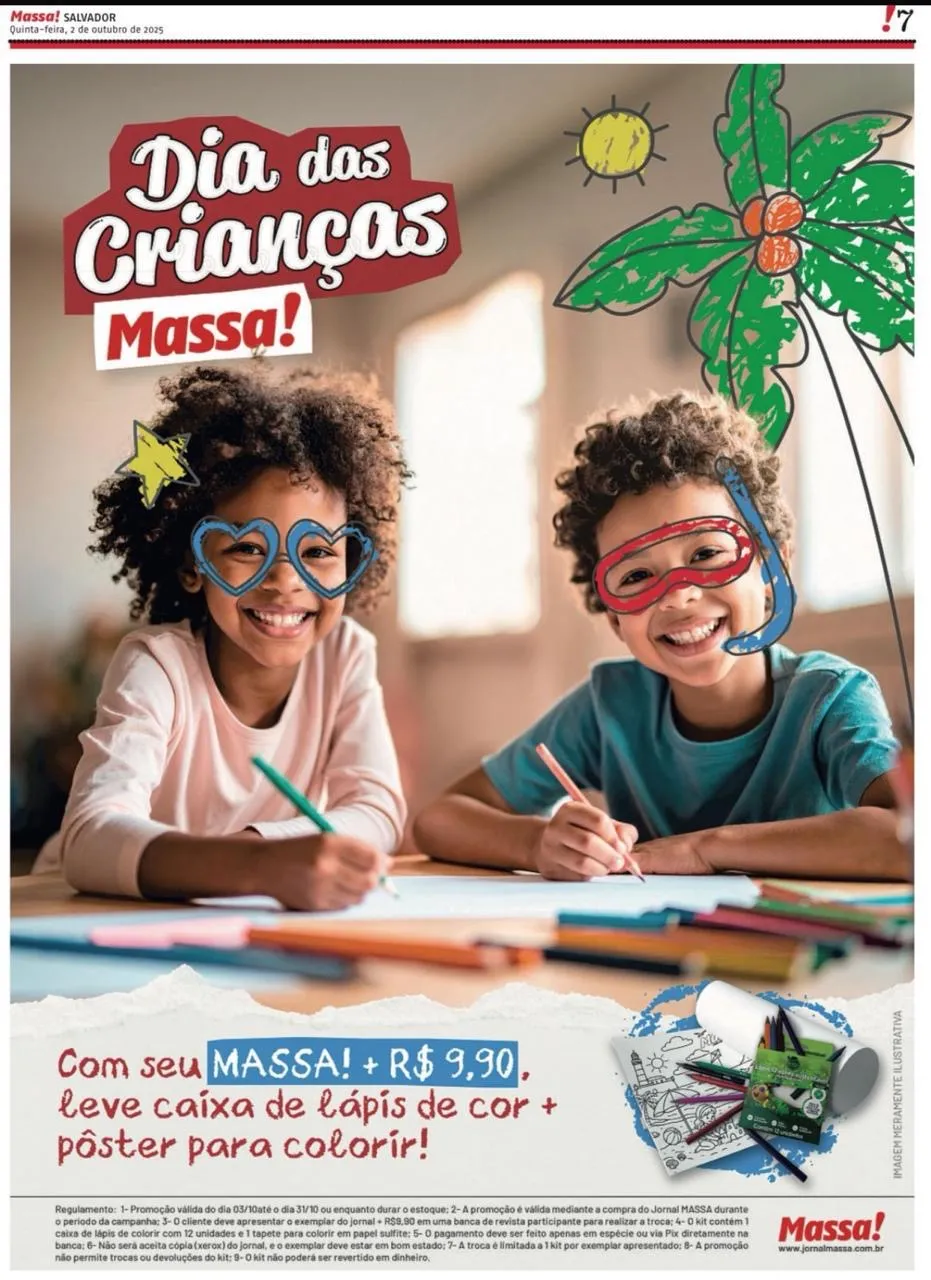 Promoção será válida até o fim de outubro ou enquanto durar o estoque