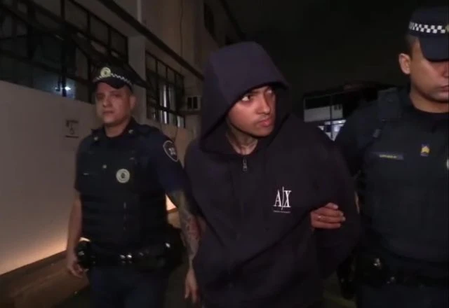Vinícius tentou fugir, mas foi  alcançado pela polícia
