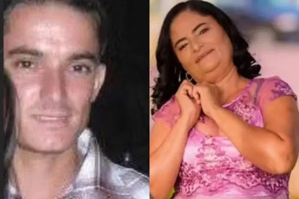 Fabiano Moreira Dias, morto por arma de fogo, e sua mãe, Maria de Lourdes Moreira Dias