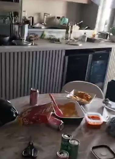 Imagens do apartamento alugado por Márcio Victor