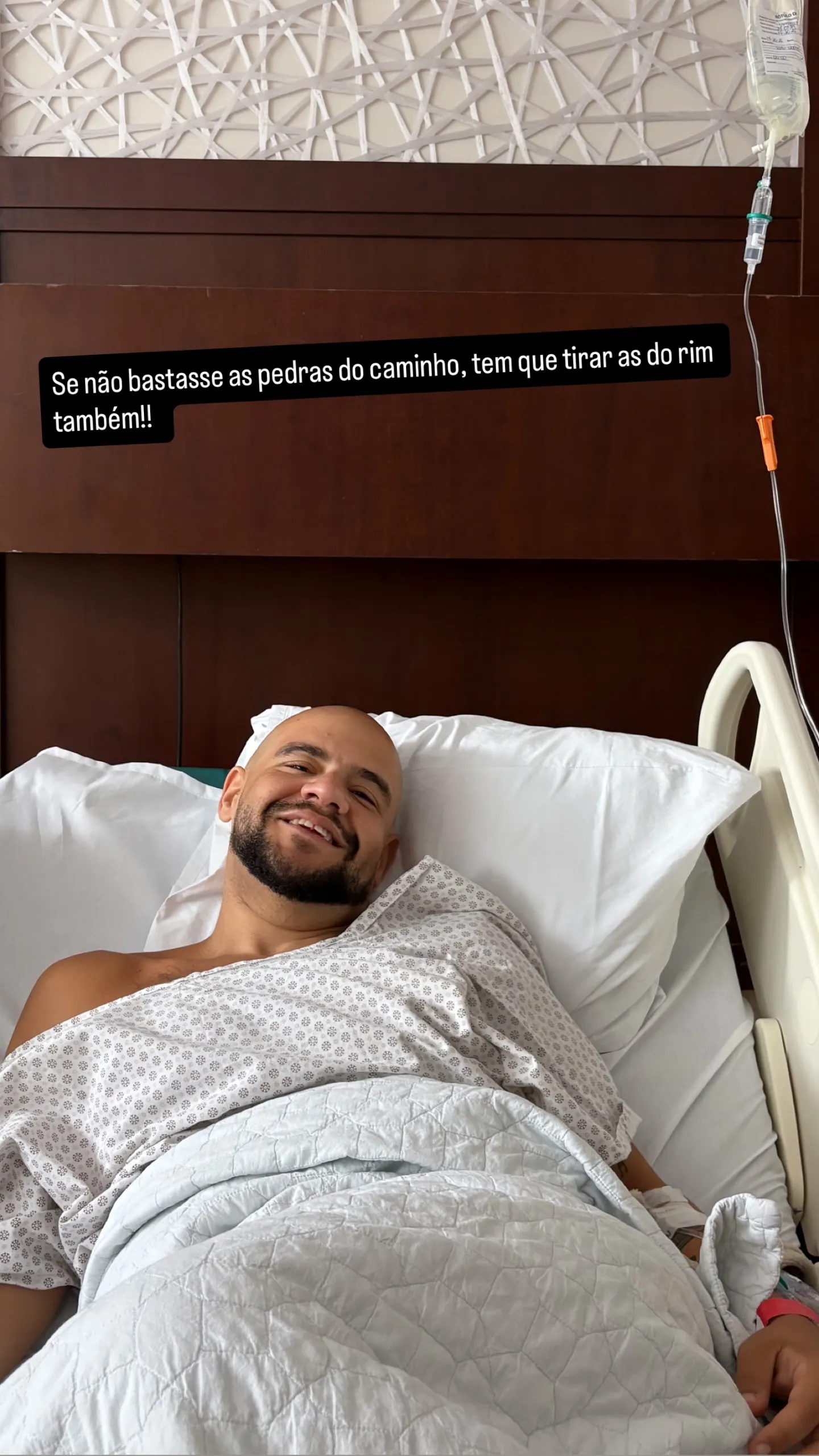 Gominho brincou com a situação
