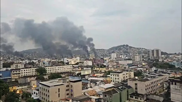 Rio de Janeiro viveu clima de guerra nesta terça-feira (28)