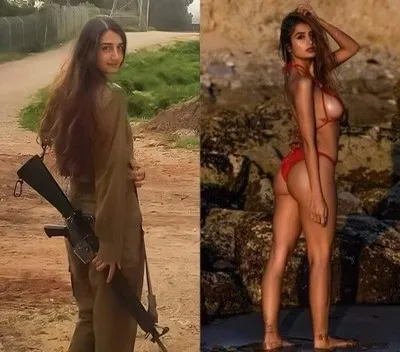 Mia Ventura na época do exército