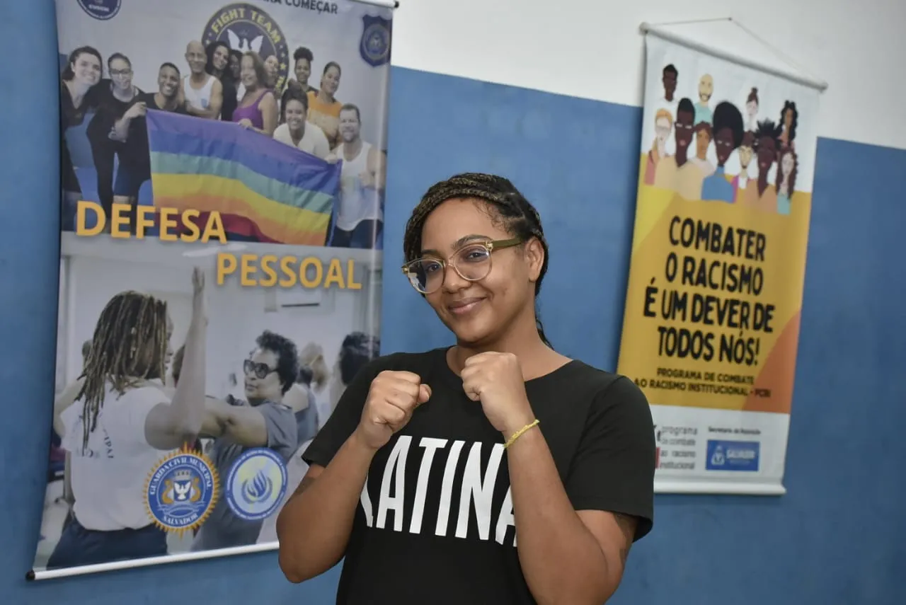 Amanda Santos foi uma das alunas da oficina e aprovou a iniciativa