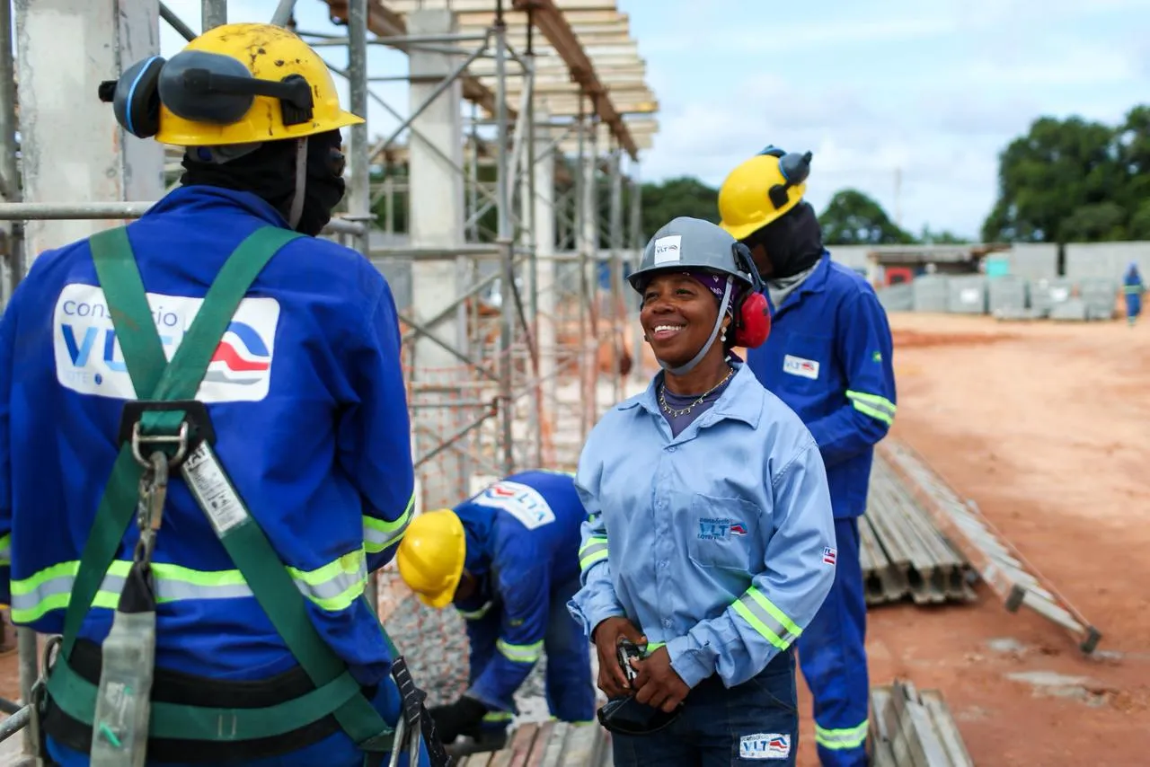 Dilma na obra do VLT