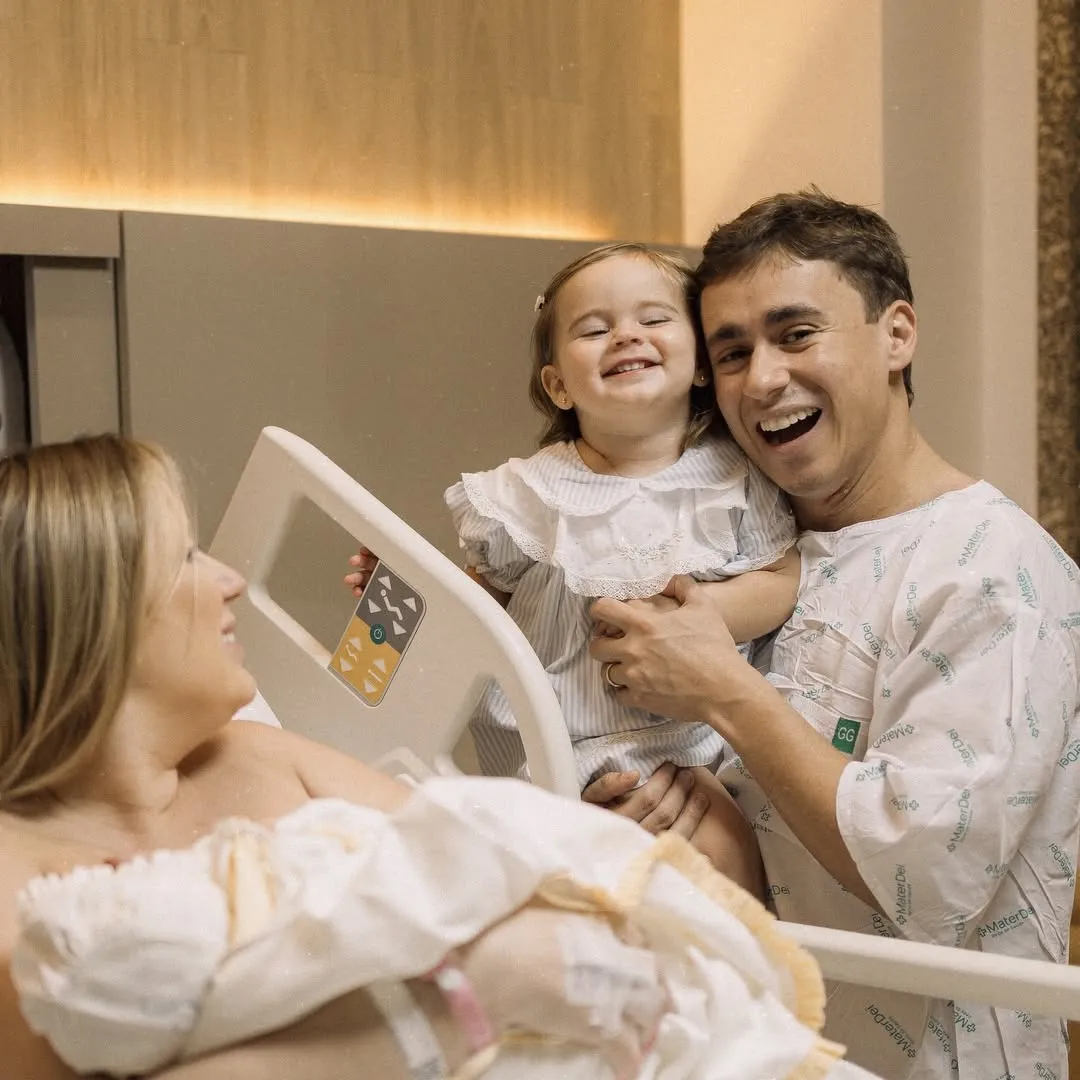Nasce segunda filha do filho de Nikolas Ferreira