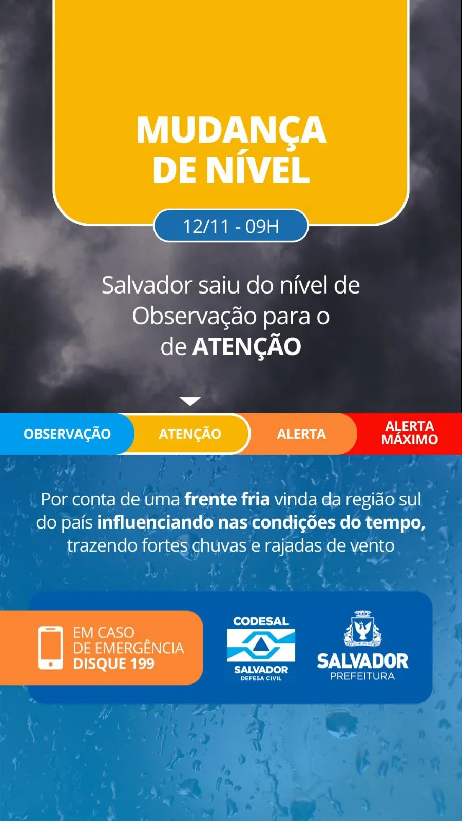 Atualização foi feita na manhã desta quarta-feira (12)