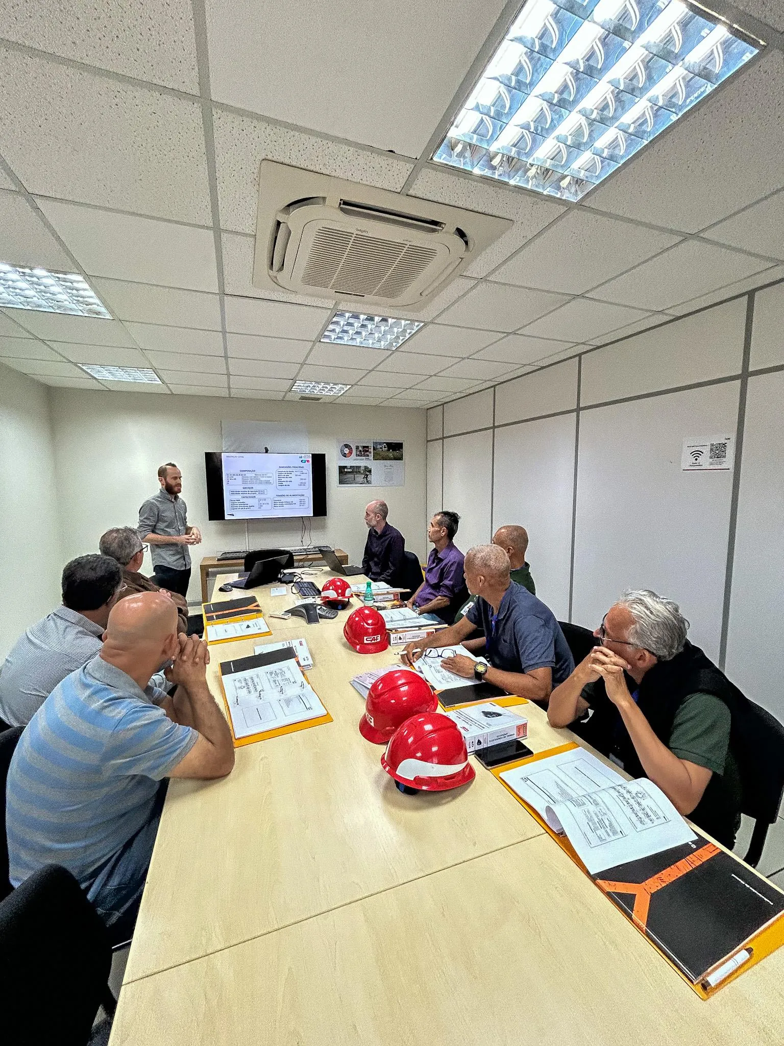 Treinamento é feito por empresa espanhola