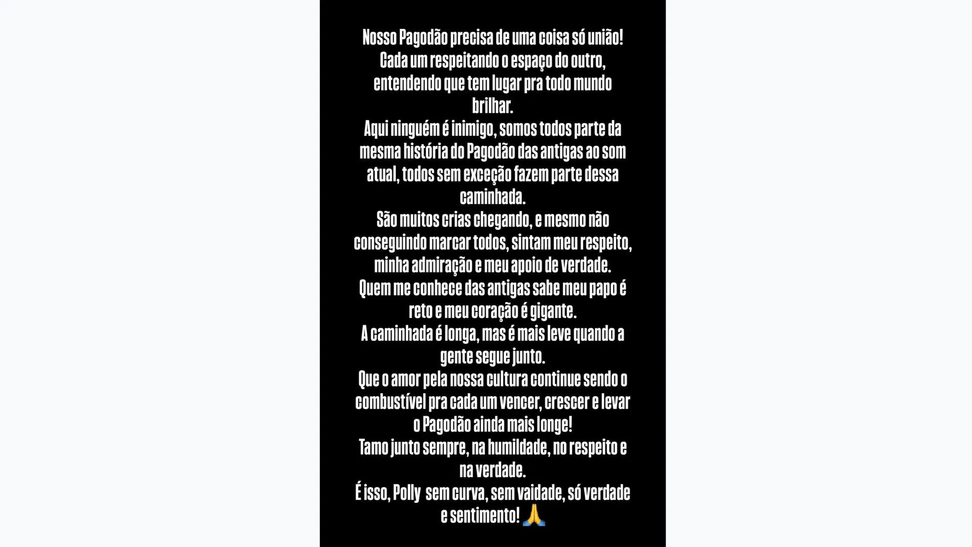 Imagem ilustrativa da imagem Polly e Bruno Magnata gravam música juntos: "Aqui ninguém é inimigo"