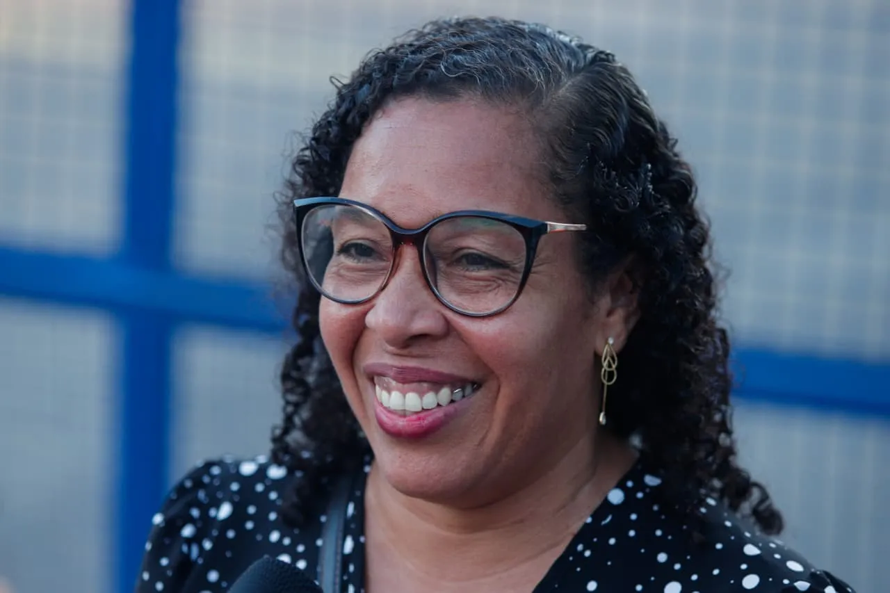 Cristina Miranda aguardou a filha durante toda a prova