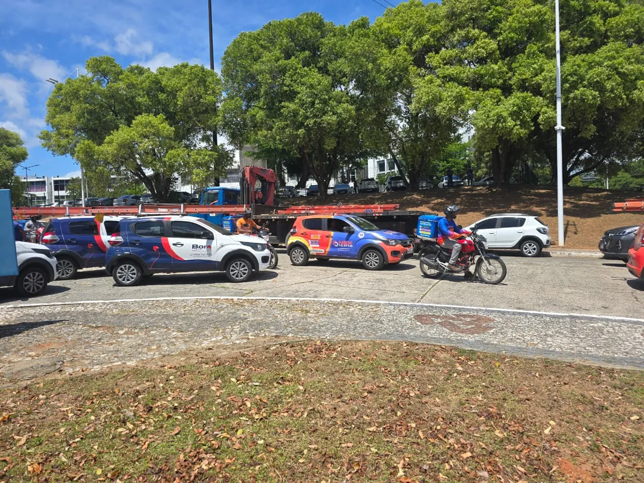 Protesto reuniu colegas da categoria das vítimas